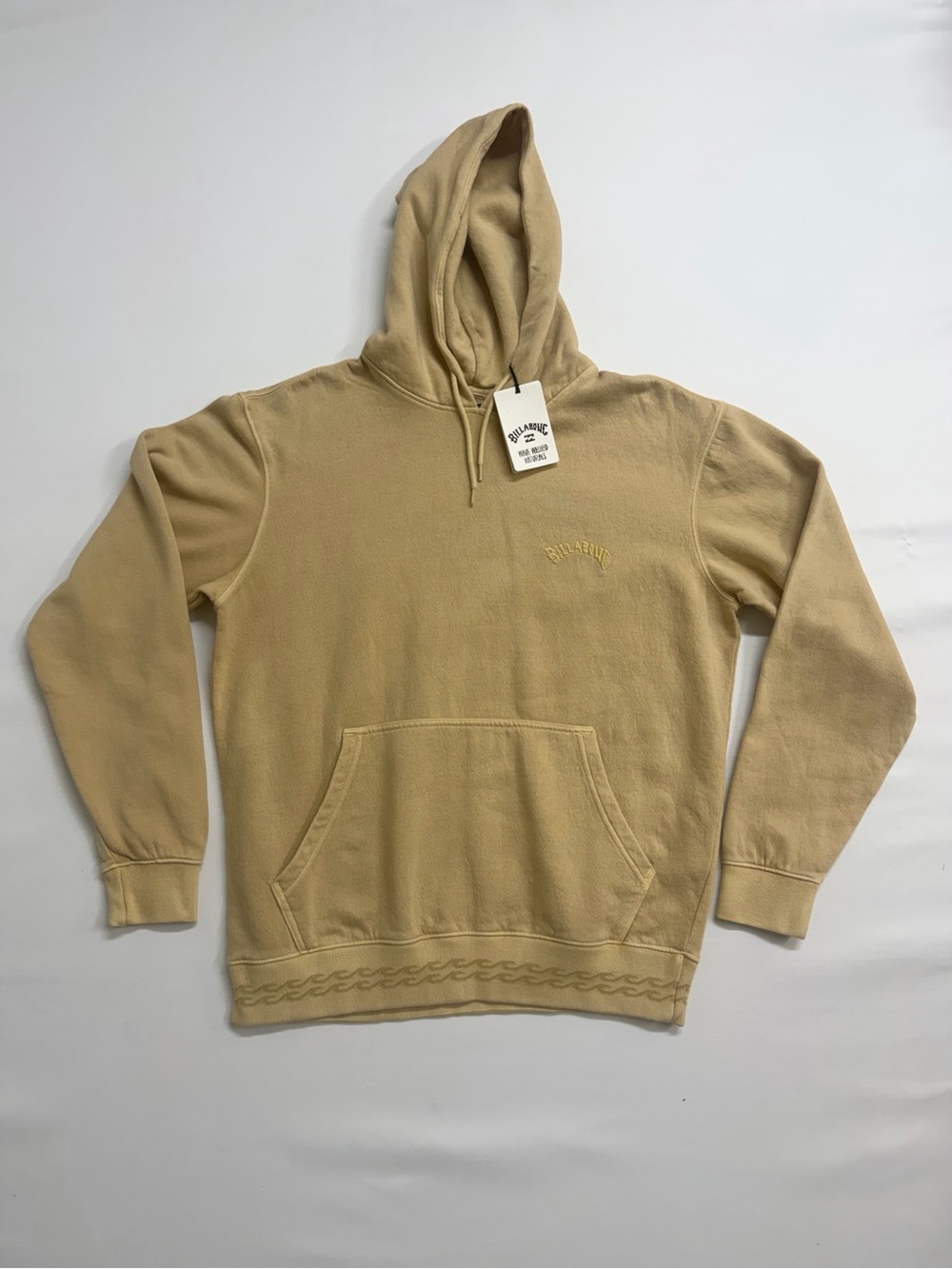 NWT Billabong Tan Pullover Hoodie Sweatshirt Size M